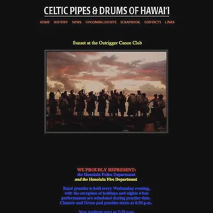 celtic pipes and drums of hawaii