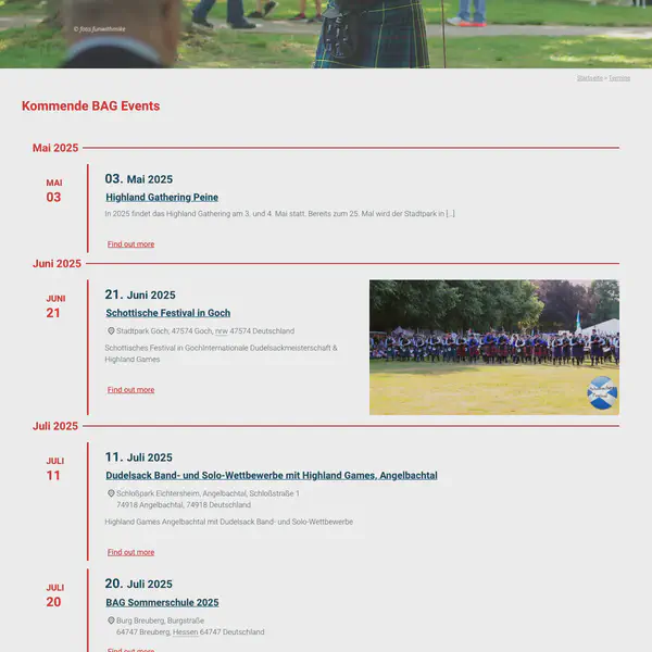 International Highland Games Angelbachtal