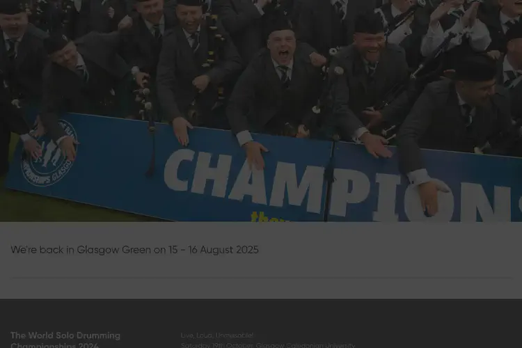 World Pipe Band Championships 2025