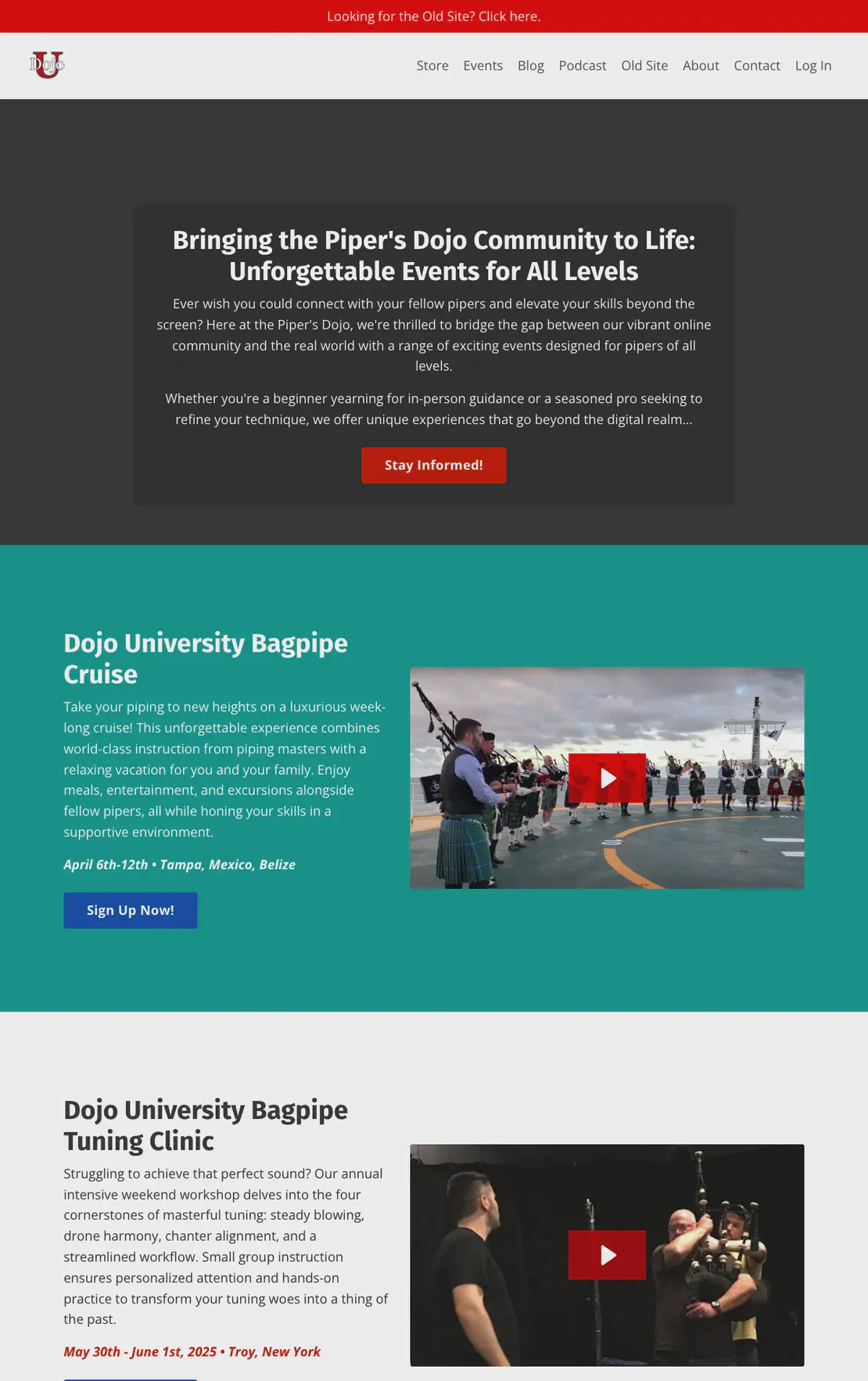 Dojo University Bagpipe Tuning Clinic