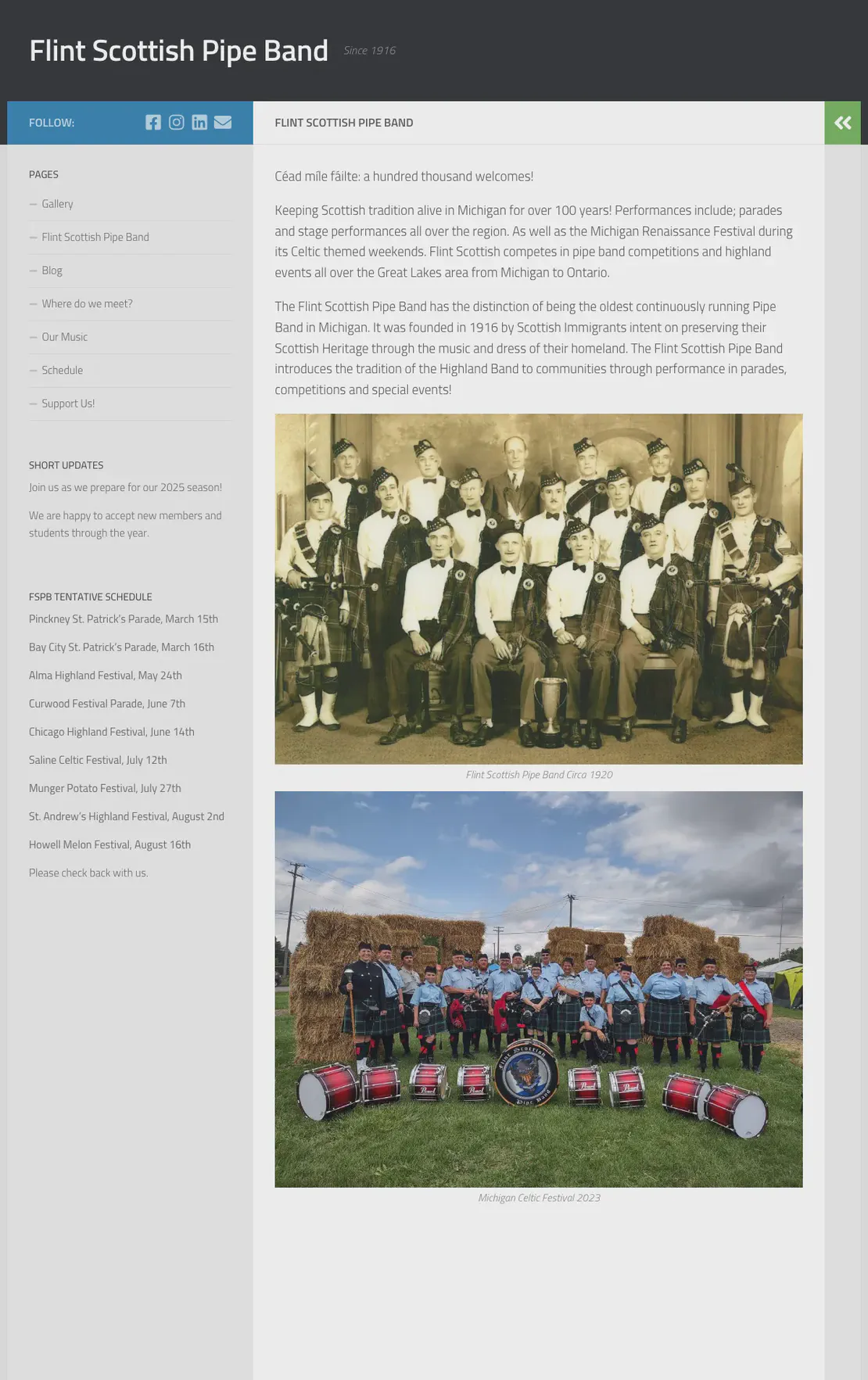 Flint Scottish Pipe Band
