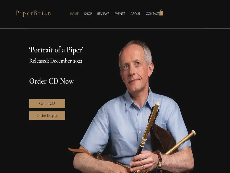 Website preview for piperbrian.com